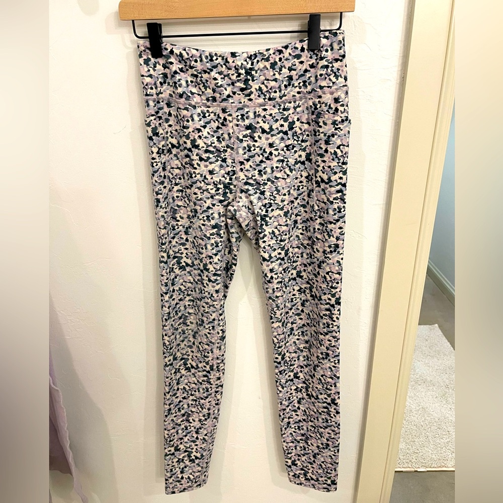 Athleta girl xxl purple, green, white leggings, great condition